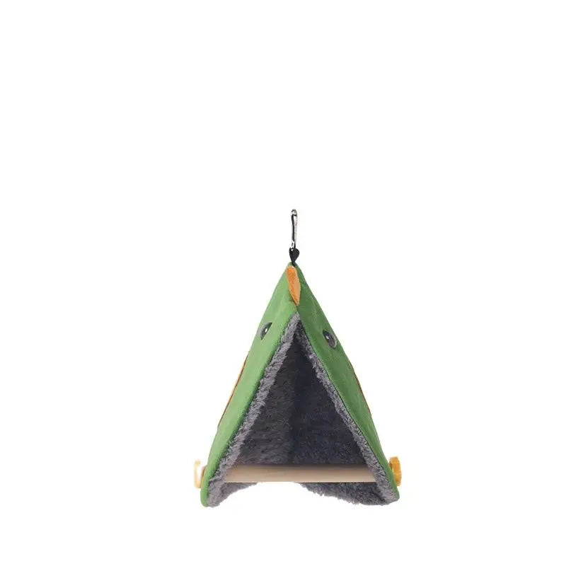 Plush Bird Parrot Hammock Nest - Cozy Hanging Bed for Parakeets & Small Birds