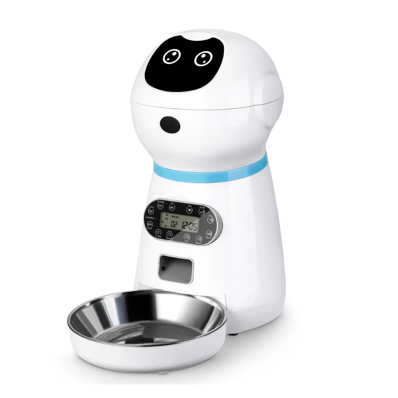 Smart Automatic Pet Feeder 3.5L - WiFi Enabled Food Dispenser for Cats & Dogs