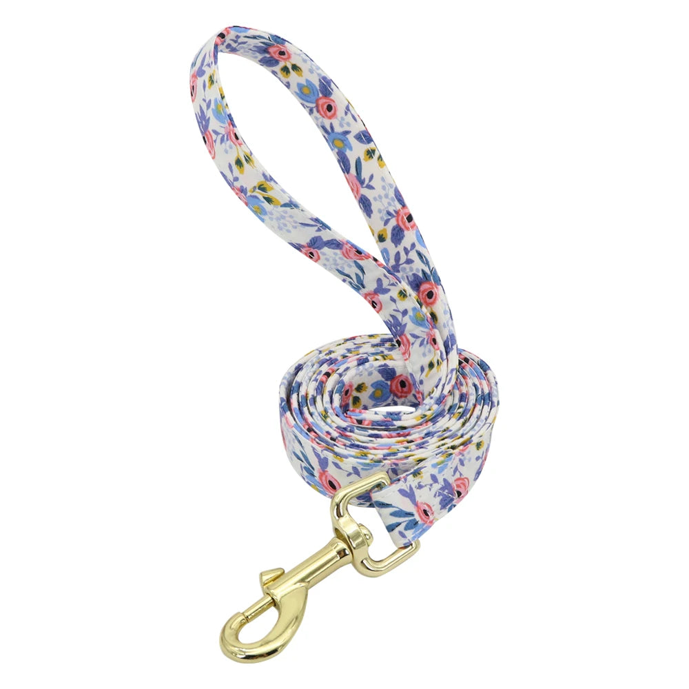 Personalized Dog Collar and Leash Set - Custom Engraved ID Collar
