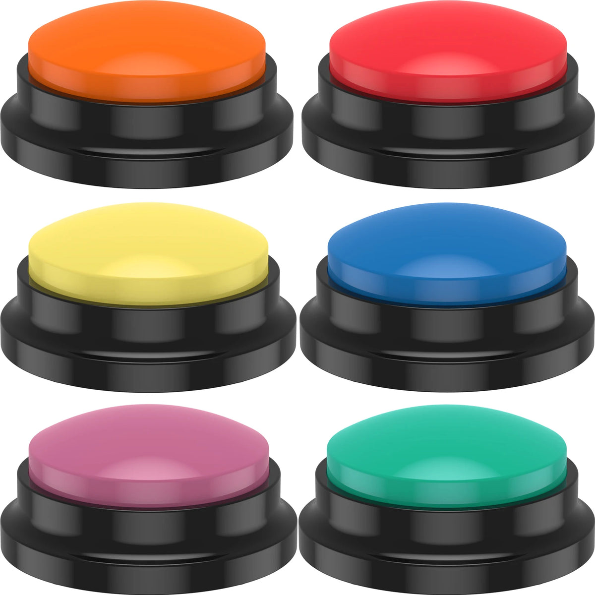 Recordable Dog Training Buttons with Light - Interactive Pet Communication Toy