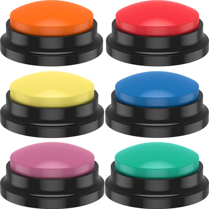 Recordable Dog Training Buttons with Light - Interactive Pet Communication Toy