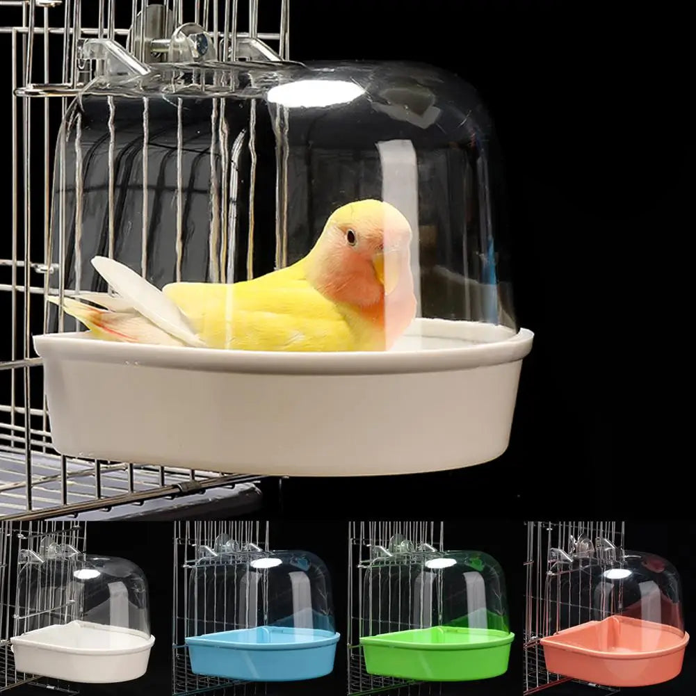 Hanging Bird Bath for Parrots and Small Birds