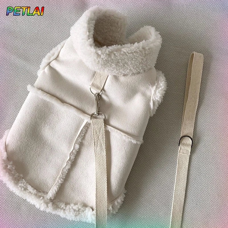 Luxury Dog Vest Jacket - Soft Cotton Winter Coat for Small to Medium Dogs & Cats