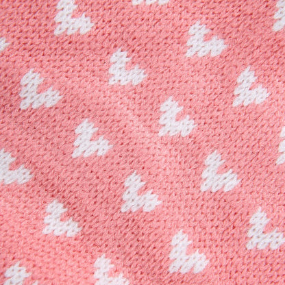 Heart Graphic Cat Sweater - Soft Warm Pet Hoodie