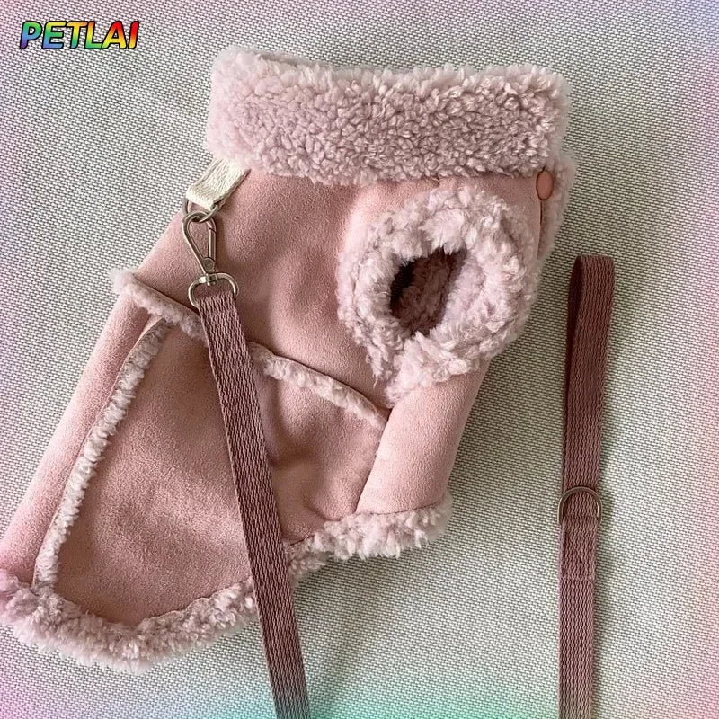 Luxury Dog Vest Jacket - Soft Cotton Winter Coat for Small to Medium Dogs & Cats