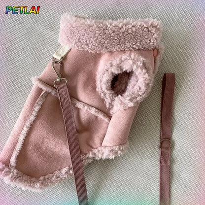 Luxury Dog Vest Jacket - Soft Cotton Winter Coat for Small to Medium Dogs & Cats