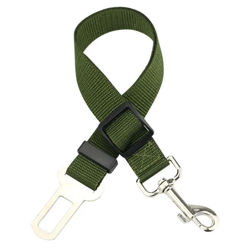 Adjustable Pet Car Safety Seat Belt - Universal Dog & Cat Harness Restraint