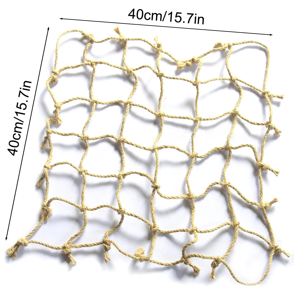 Parrot Rope Climbing Net - Interactive Bird Adventure Toy