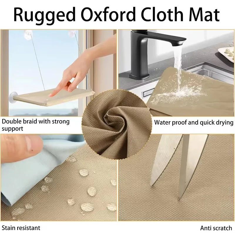 Cat Window Hammock Bed - Washable Suction Cup Perch for Cats