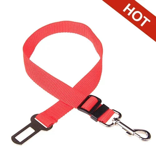 Adjustable Pet Car Safety Seat Belt - Universal Dog & Cat Harness Restraint