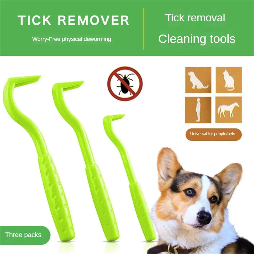 Professional Pet Tick & Flea Remover Tool - Safe & Effective Parasite Removal for Dogs & Cats