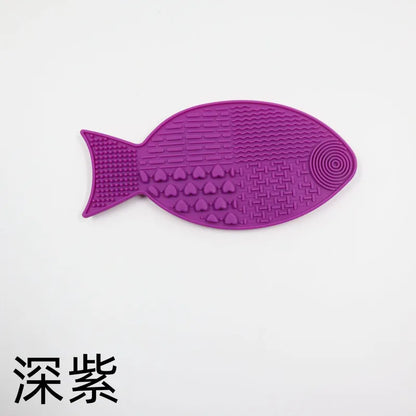 Pet Slow Feeder Mat with Suction Cup - Silicone Lick Mat for Small Dogs & Cats