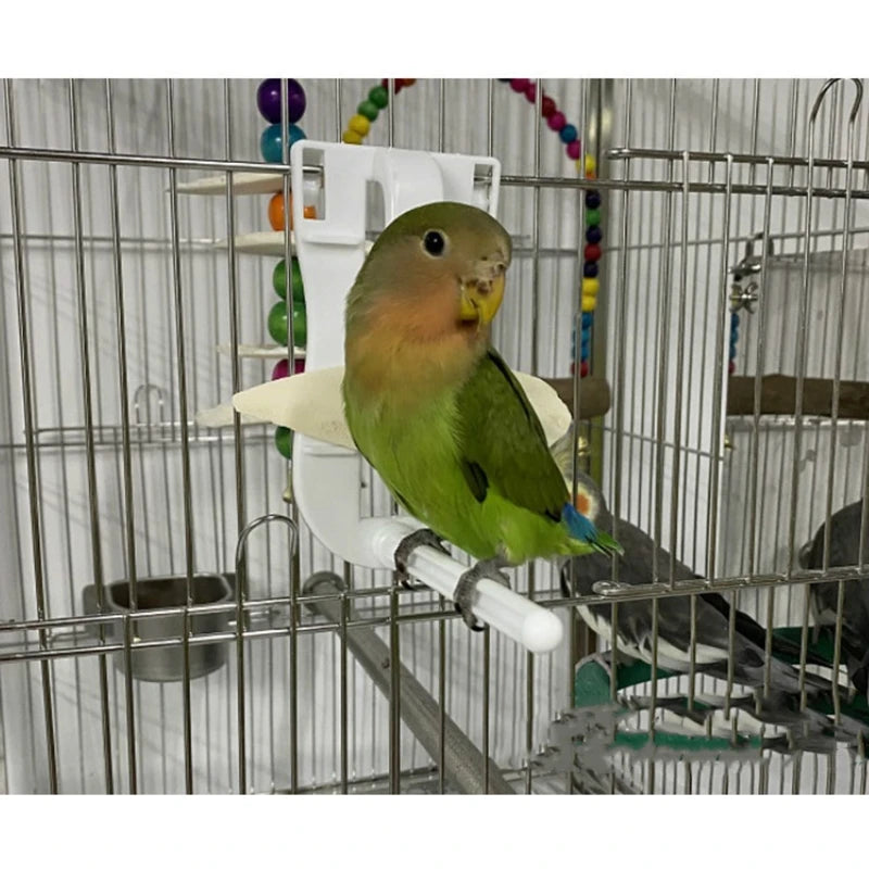 Bird Food Holder Clip - Parrot Fruit & Vegetable Feeder for Cage