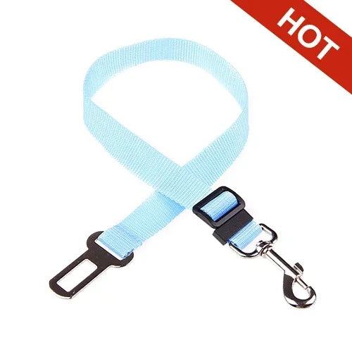 Adjustable Pet Car Safety Seat Belt - Universal Dog & Cat Harness Restraint