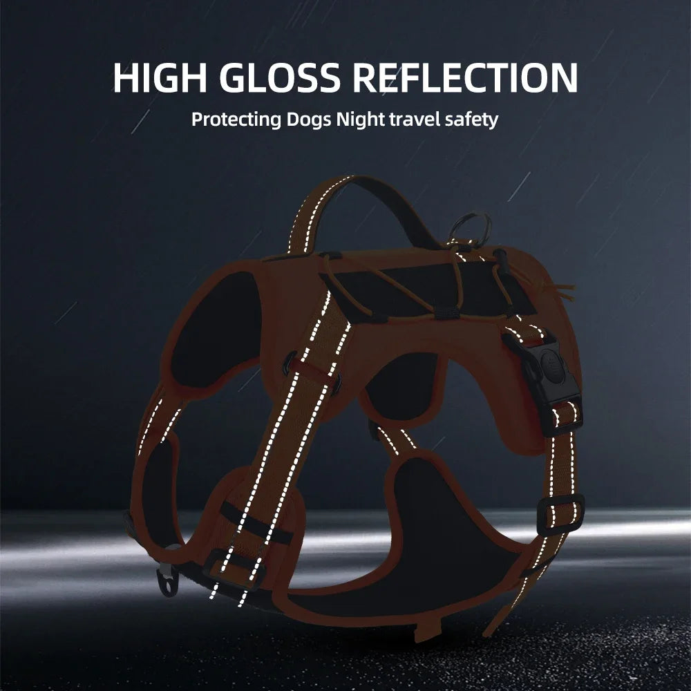 Reflective No-Pull Dog Harness - Adjustable Comfort Control