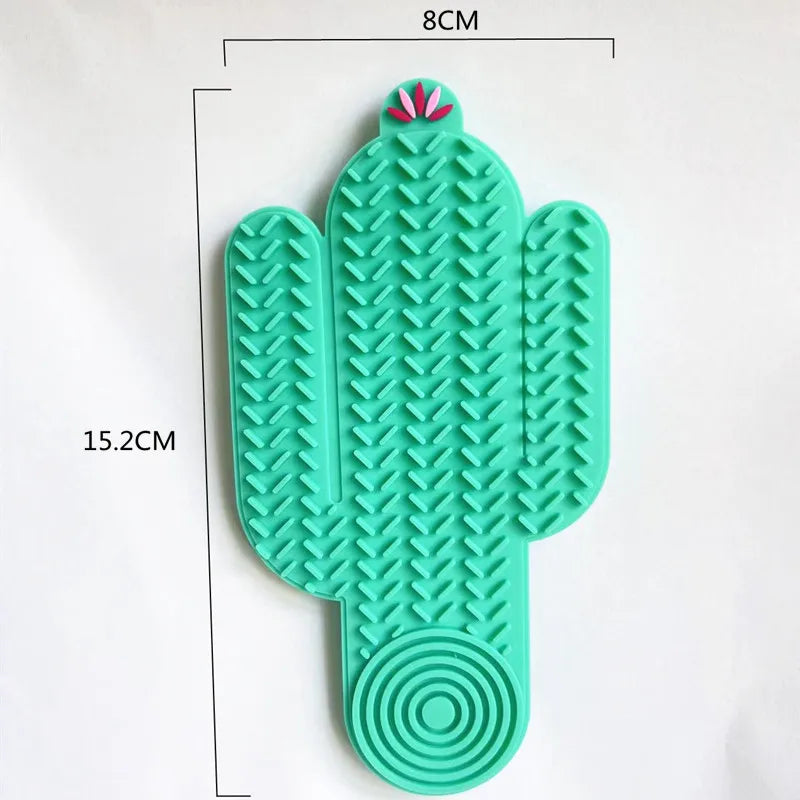 Pet Slow Feeder Mat with Suction Cup - Silicone Lick Mat for Small Dogs & Cats
