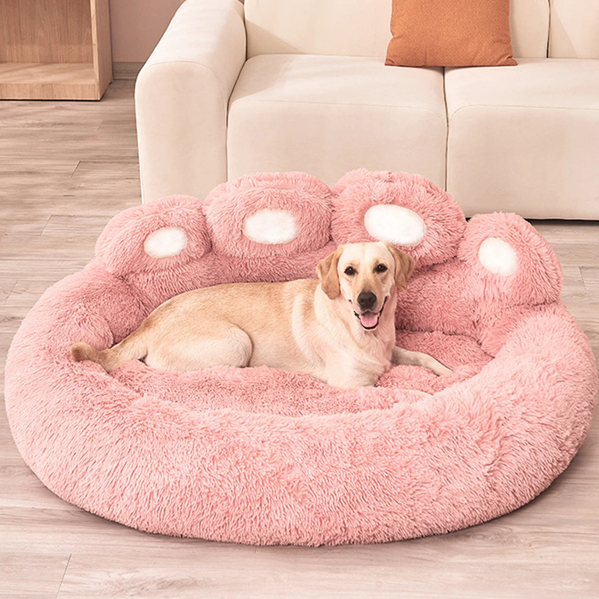 Premium Plush Pet Bed - Warm Winter Sofa for Small to Large Dogs & Cats