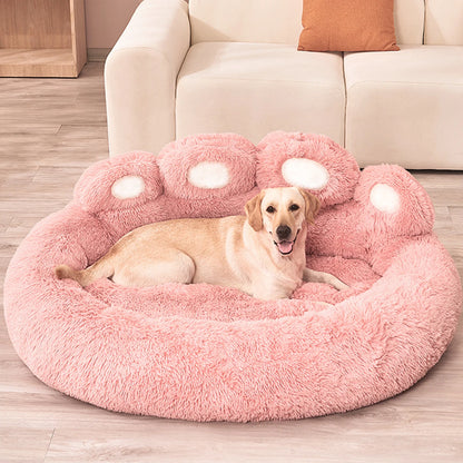 Premium Plush Pet Bed - Warm Winter Sofa for Small to Large Dogs & Cats