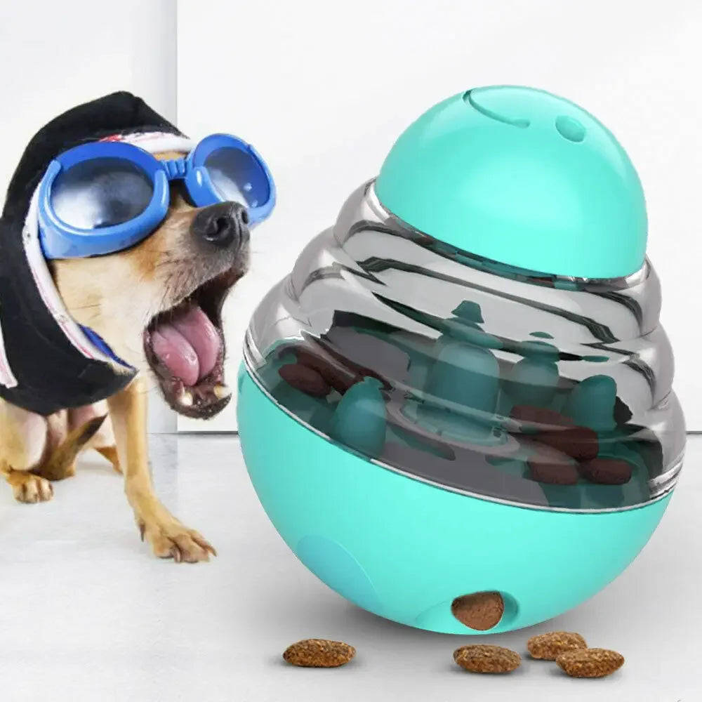 Interactive Dog Slow Feeder Ball - IQ Treat Dispenser Toy