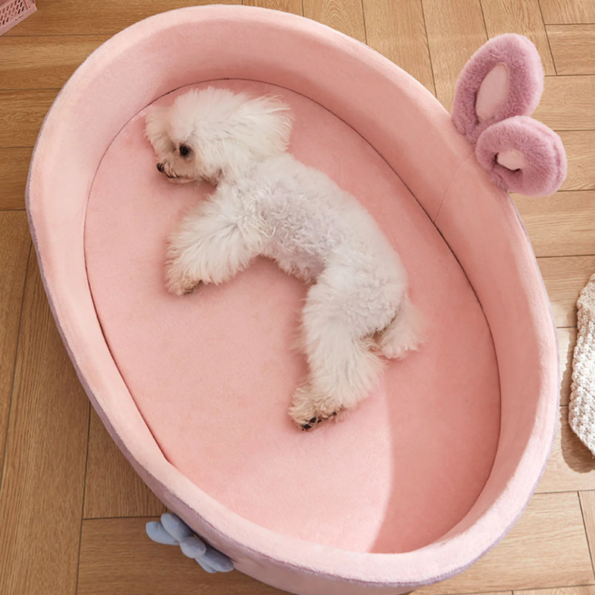 Detachable Washable Pet Bed - Soft Comfortable Sleeping Bed for Dogs & Cats
