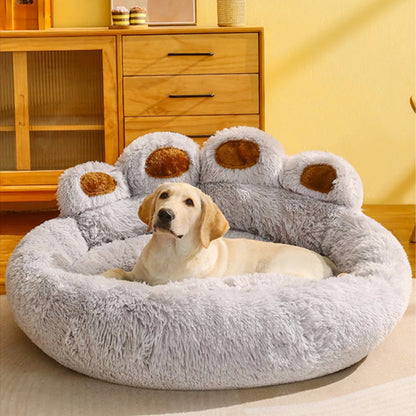 Premium Plush Pet Bed - Warm Winter Sofa for Small to Large Dogs & Cats