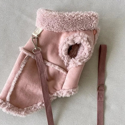 Luxury Dog Vest Jacket - Soft Cotton Winter Coat for Small to Medium Dogs & Cats