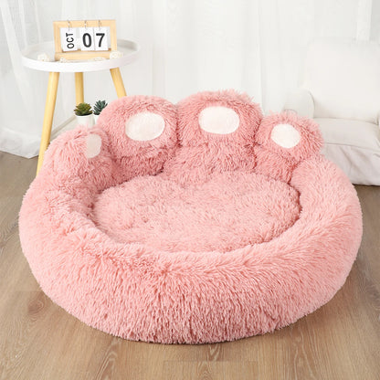 Premium Plush Pet Bed - Warm Winter Sofa for Small to Large Dogs & Cats