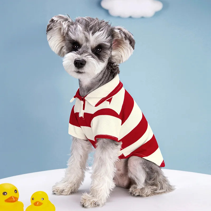 Premium Pet Polo Shirt - Stylish Summer Clothing for Dogs & Cats