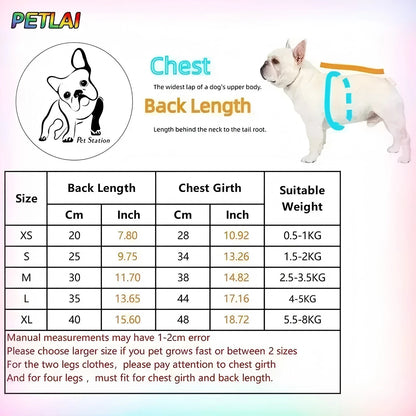 Luxury Dog Vest Jacket - Soft Cotton Winter Coat for Small to Medium Dogs & Cats