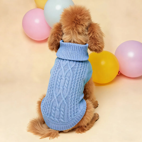 Fashionable Dog Sweater - Lightweight Warm Winter Pet Clothing