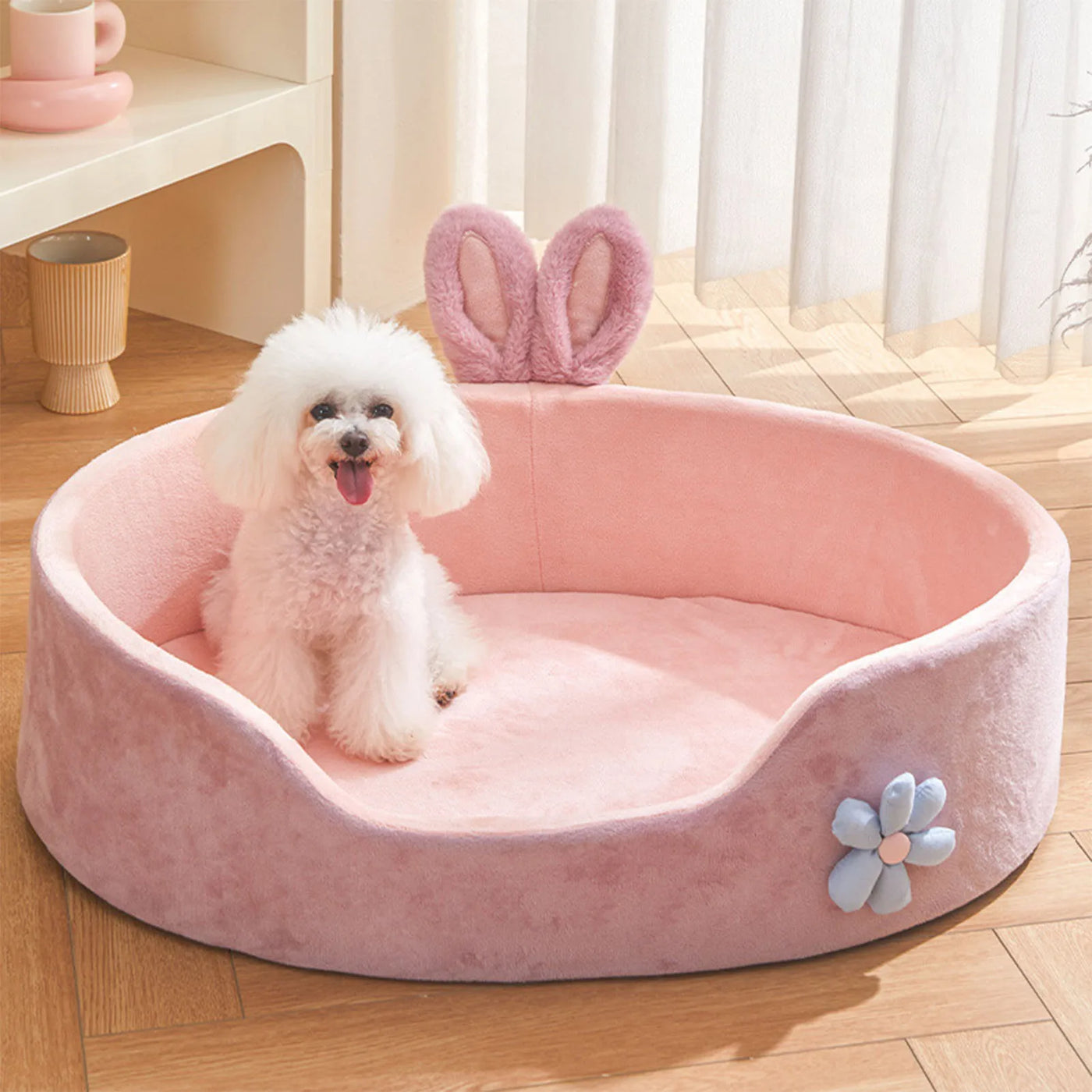 Detachable Washable Pet Bed - Soft Comfortable Sleeping Bed for Dogs & Cats