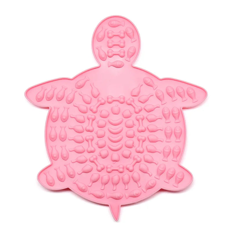 Pet Slow Feeder Mat with Suction Cup - Silicone Lick Mat for Small Dogs & Cats