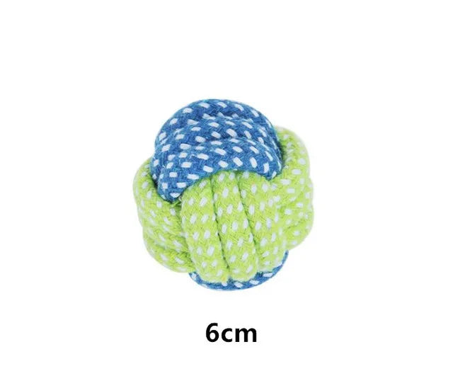 Interactive Cotton Rope Dog Toys - Durable Chew Toys for Small & Large Dogs