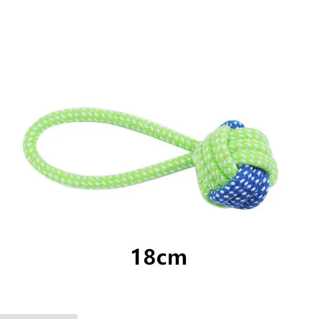 Interactive Cotton Rope Dog Toys - Durable Chew Toys for Small & Large Dogs