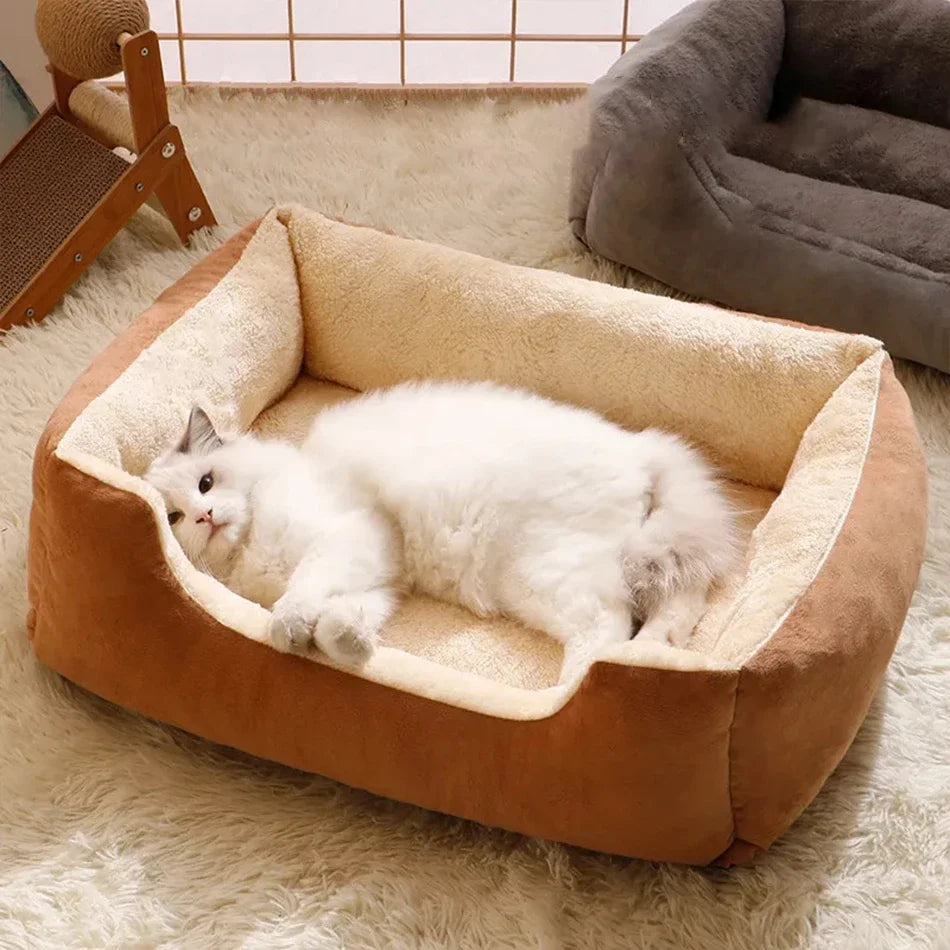 Premium Plush Pet Bed for Cats and Dogs
