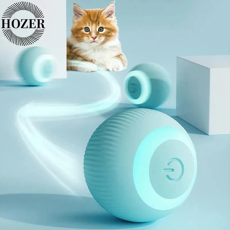 Smart Interactive Cat Ball - Automatic Rolling Electronic Pet Toy