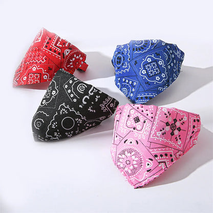 Adjustable Dog Bandana Collar - Stylish Pet Scarf for Dogs & Cats