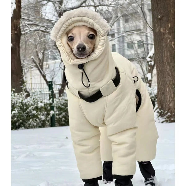 Winter Dog Jacket,Thickened Warm Dog Clothes Outfits,Big Dogs Down Jacket For Cold Weather,Full Cover For Neck-Greyhound Whippet
