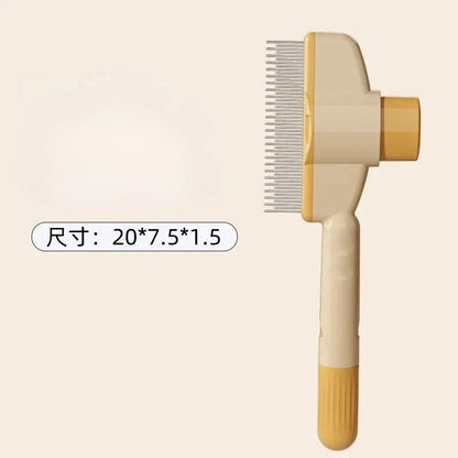 Self-Cleaning Pet Grooming Brush - Hair Removal Comb for Cats & Dogs