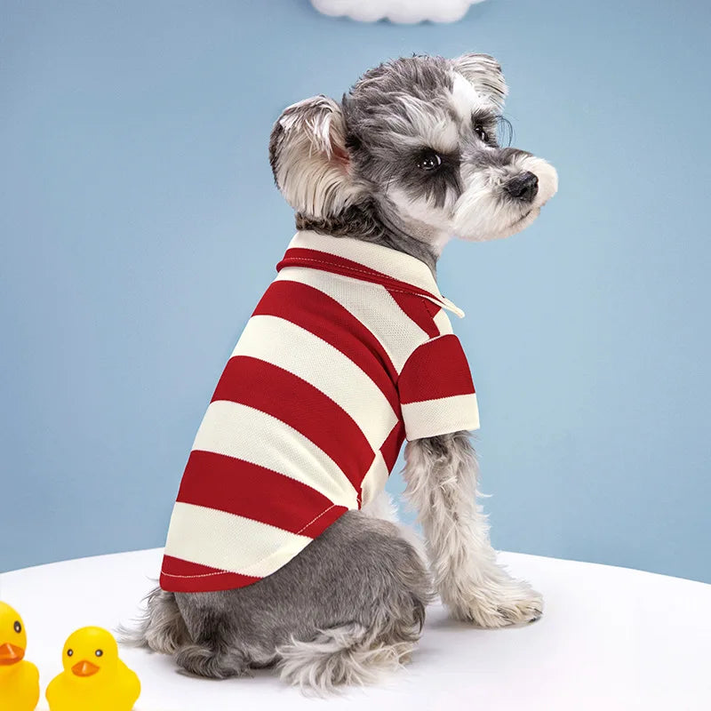 Premium Pet Polo Shirt - Stylish Summer Clothing for Dogs & Cats
