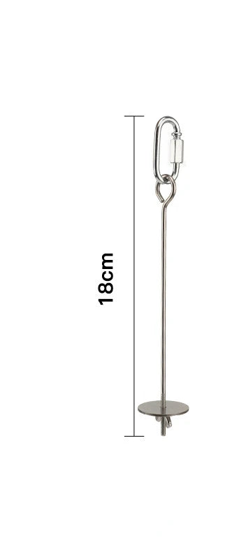 Stainless Steel Bird Food Skewer - Fruit & Vegetable Holder for Parrots
