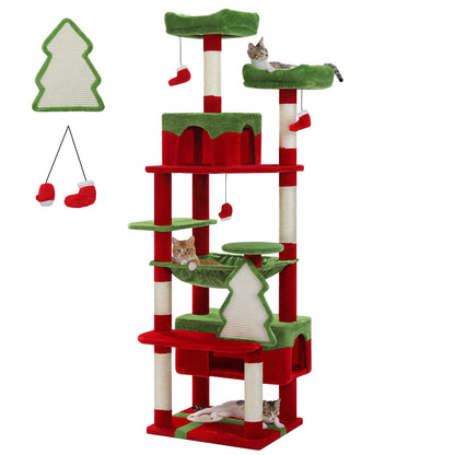 Premium Multi-Level Cat Tree Tower with Sisal Scratching Posts