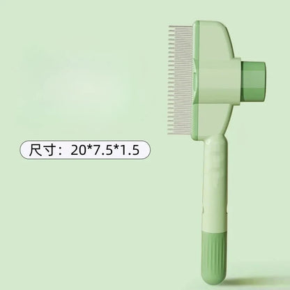 Self-Cleaning Pet Grooming Brush - Hair Removal Comb for Cats & Dogs