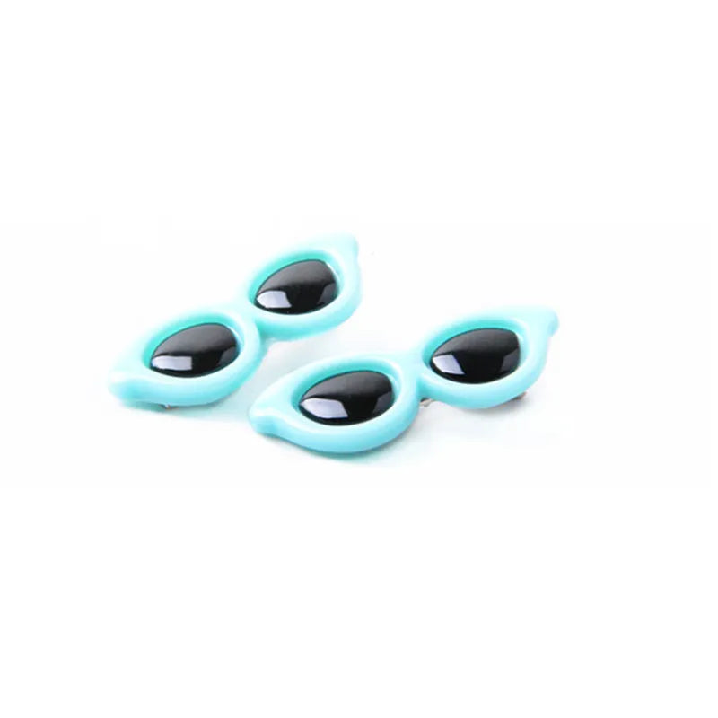 Pet Heart Sunglasses & Hair Accessories - Adorable Bow Clips for Dogs & Cats