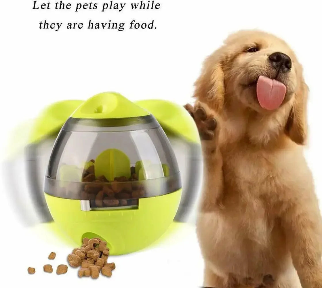 Interactive Dog Slow Feeder Ball - IQ Treat Dispenser Toy