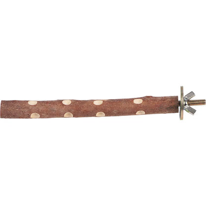 Natural Wood Bird Perch Stand - Branch Fork Perch for Parakeets, Budgies & Cockatiels
