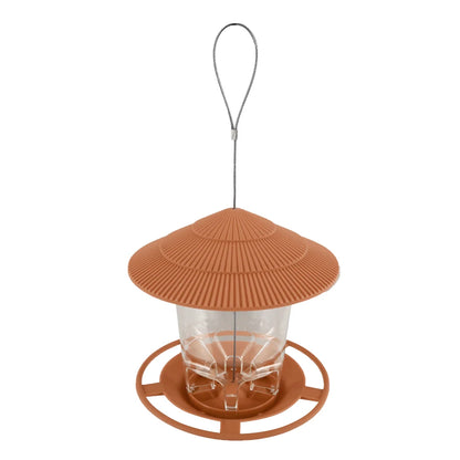 Automatic Foot-Activated Bird Feeder with Multiple Feeding Holes