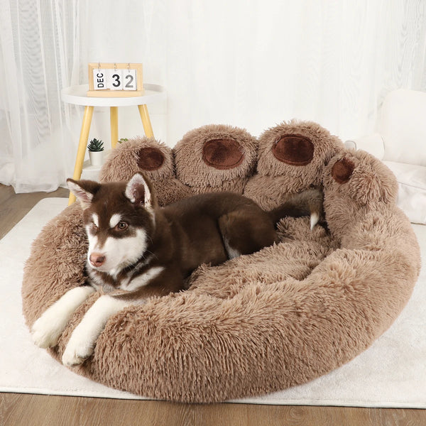Premium Plush Pet Bed - Warm Winter Sofa for Small to Large Dogs & Cats