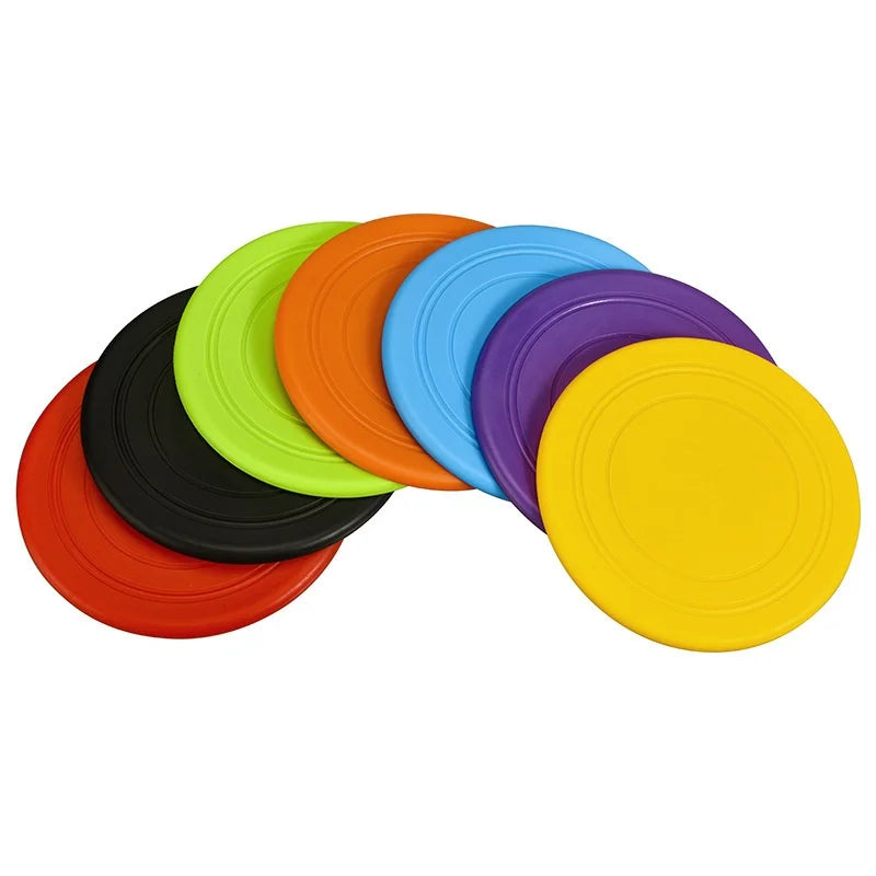 Durable Silicone Flying Disc Dog Toy - Interactive Training & Play