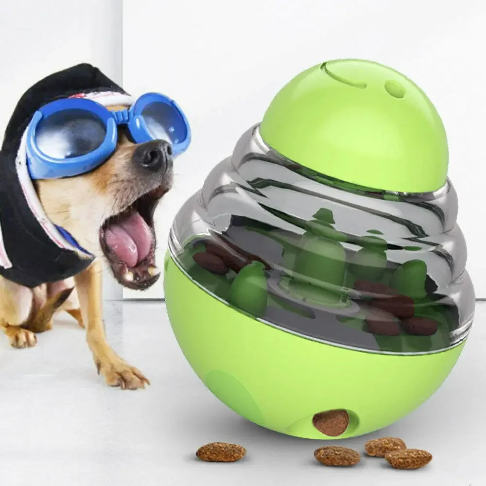 Interactive Dog Slow Feeder Ball - IQ Treat Dispenser Toy